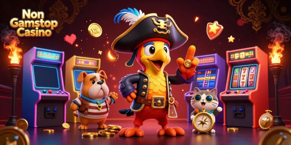 Experience thrilling action at Non Gamstop Casino with vibrant characters and lively game elements.