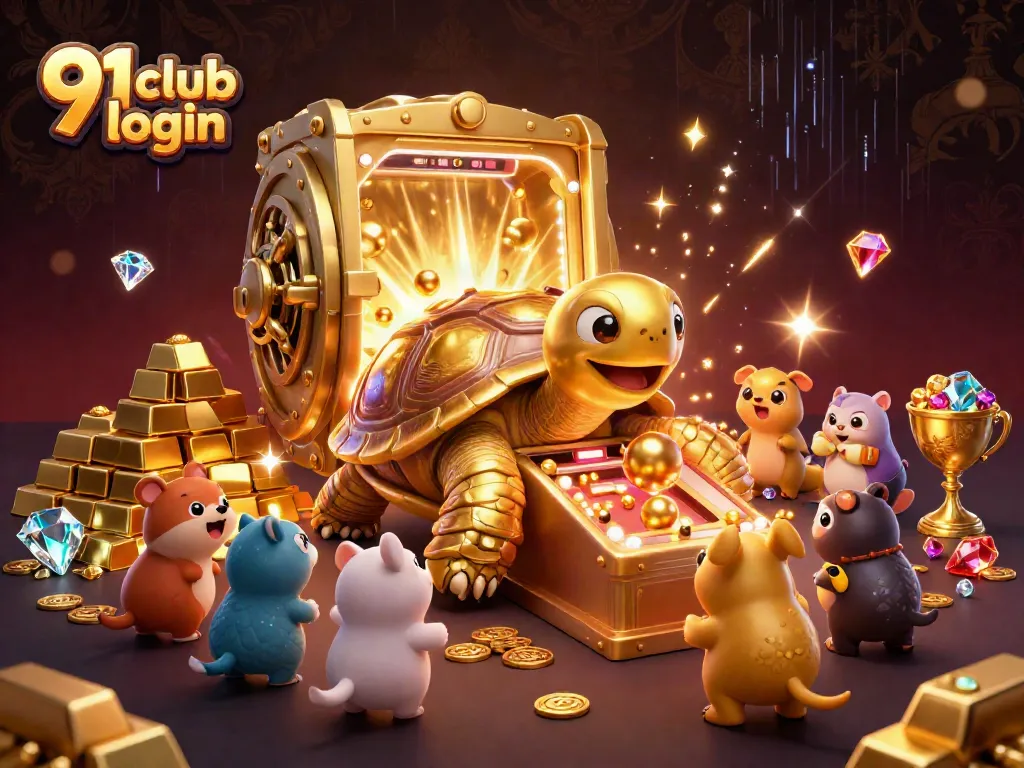 Engage in secure gameplay with 91 club login showcasing vibrant casino elements.