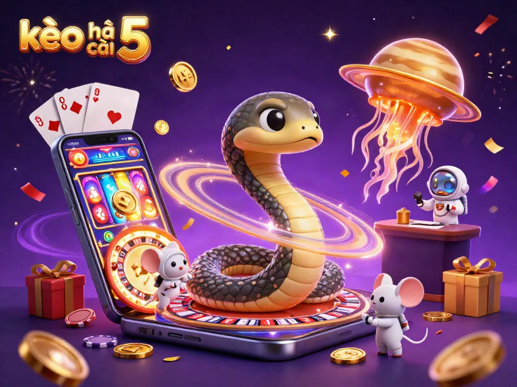 Engage with exciting kèo nhà cái 5 betting opportunities in this vibrant cosmic casino scene.