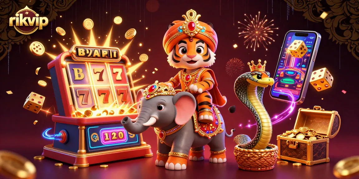 Experience excitement with rikvip's vibrant casino illustration featuring jackpot rewards.
