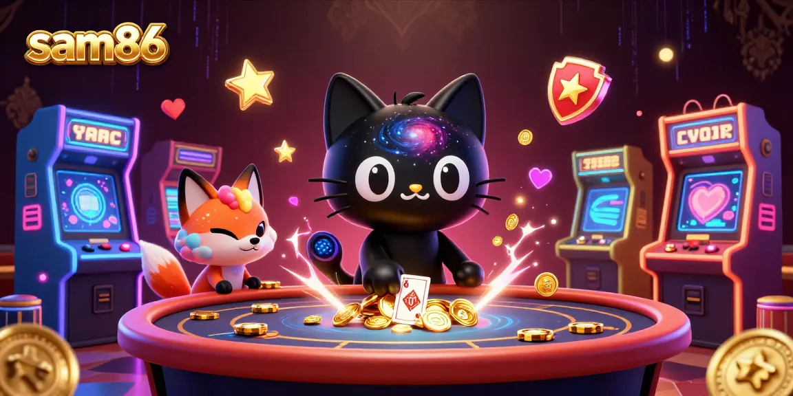 Experience thrilling gameplay at sam86 with colorful characters and dynamic casino elements.