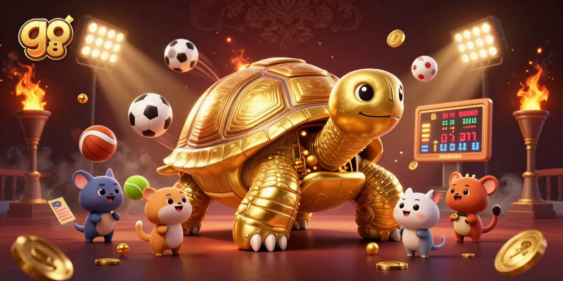 Experience excitement at go 88 with a colorful casino illustration featuring dynamic games and golden elements.
