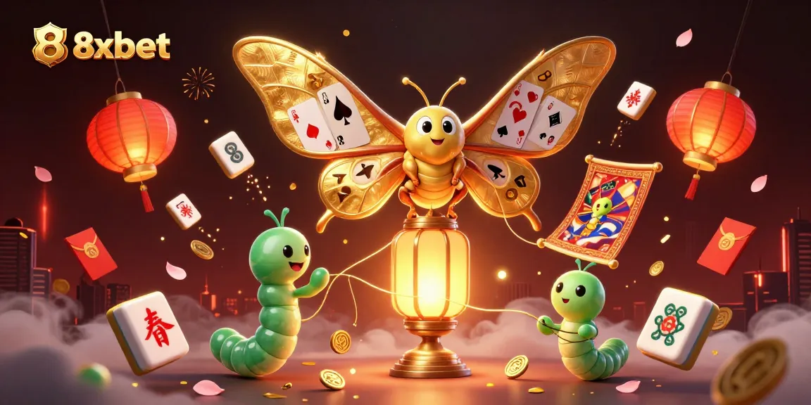 Experience thrilling gameplay with 8xbet featuring vibrant casino scenes and golden elements.