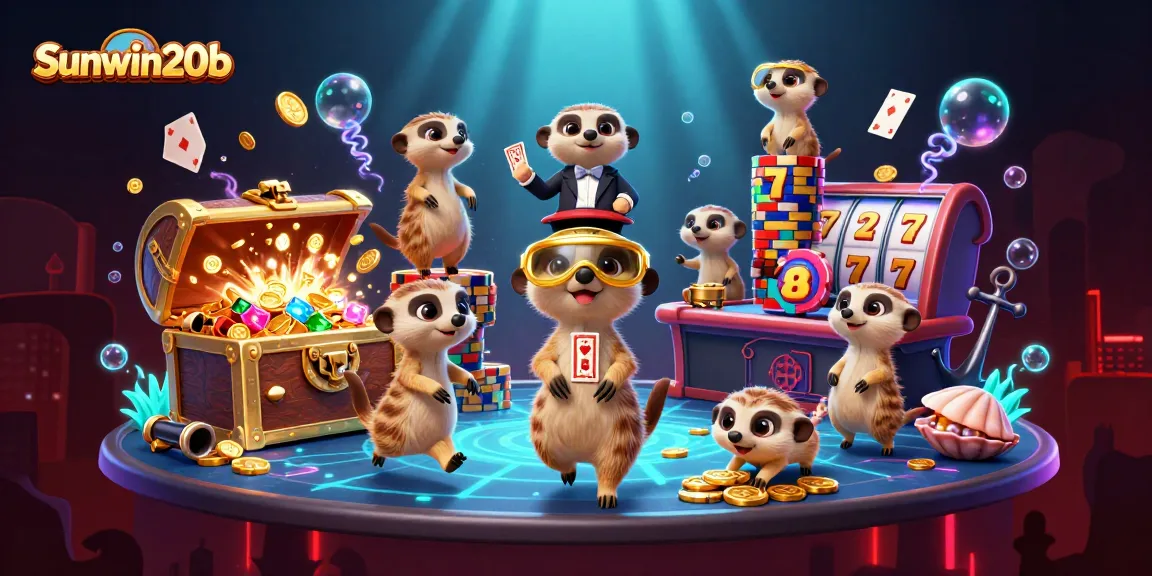 Experience thrilling slots at sunwin20b with meerkat dealers in an underwater casino